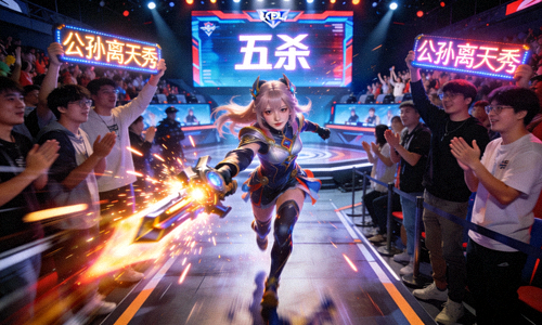 王者荣耀职业比赛公孙离天秀五杀全场沸腾